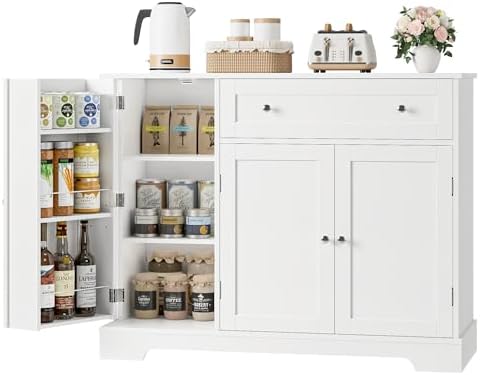 41" W Kitchen Sideboard Buffet Cabinet
